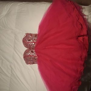 Short length prom dress